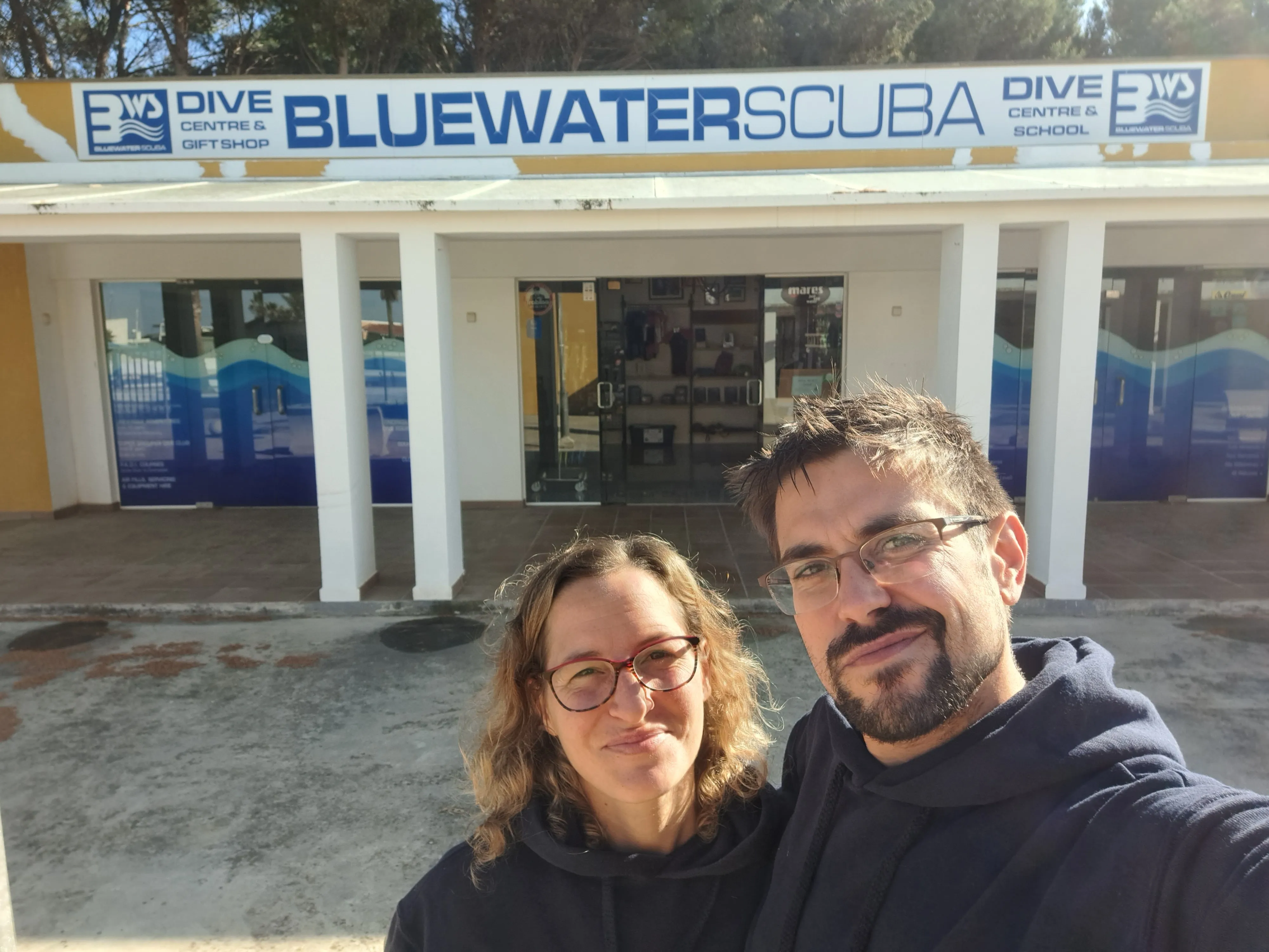 Genis Mir Baigol, owner of Bluewater Menorca, at the dive center