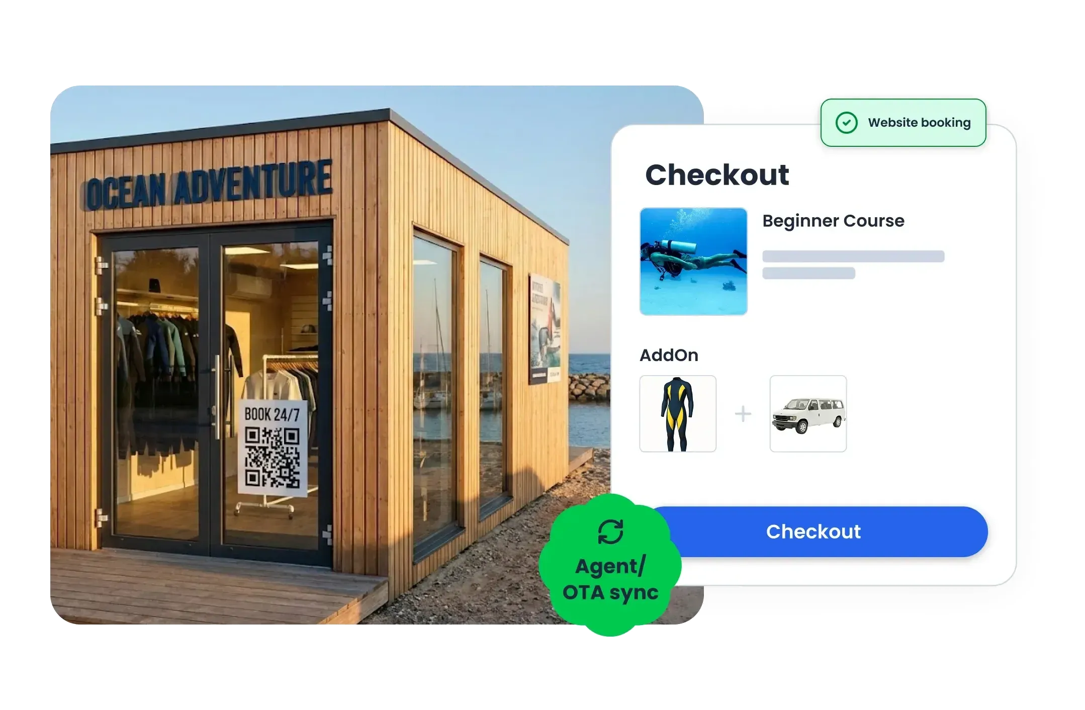 Multichannel sales sync panel in Bloowatch channel manager