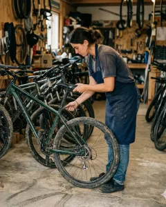 Bike rental operators working with Bloowatch management software