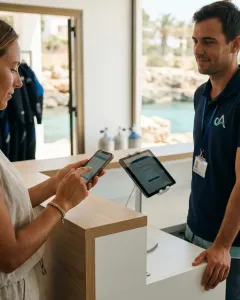 Digital waiver and guest check-in with Bloowatch waiver app