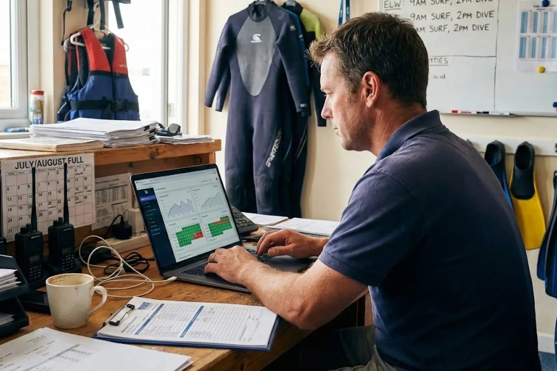 Dashboard analytics e report in Bloowatch