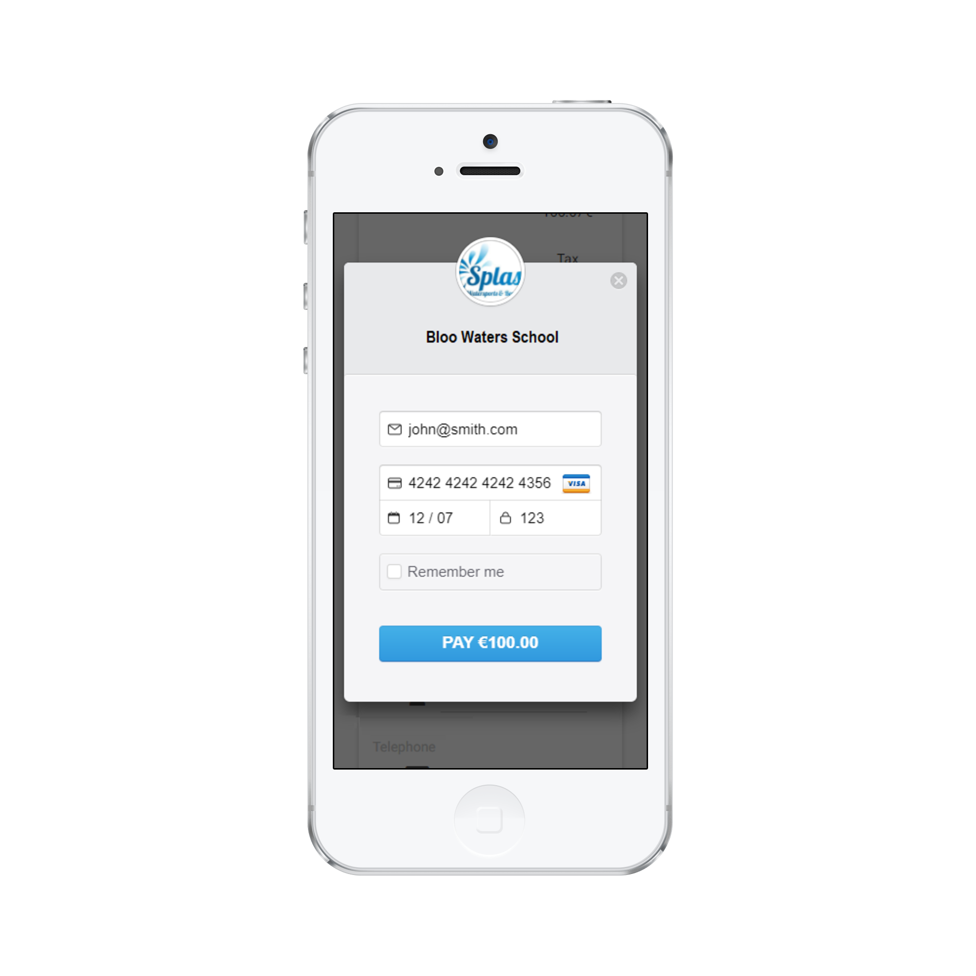 Paiement par carte sur Smartphone