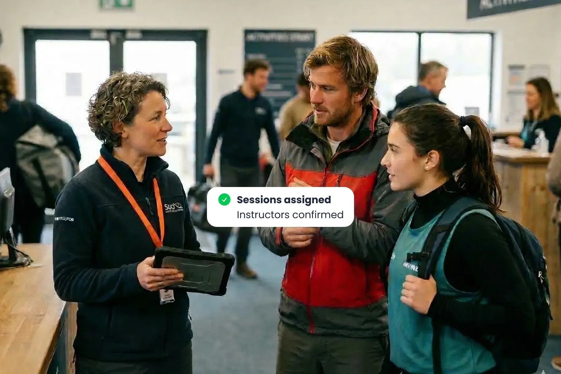 Bloowatch assigning the right instructor to the lesson with clear schedule visibility and smoother coordination.