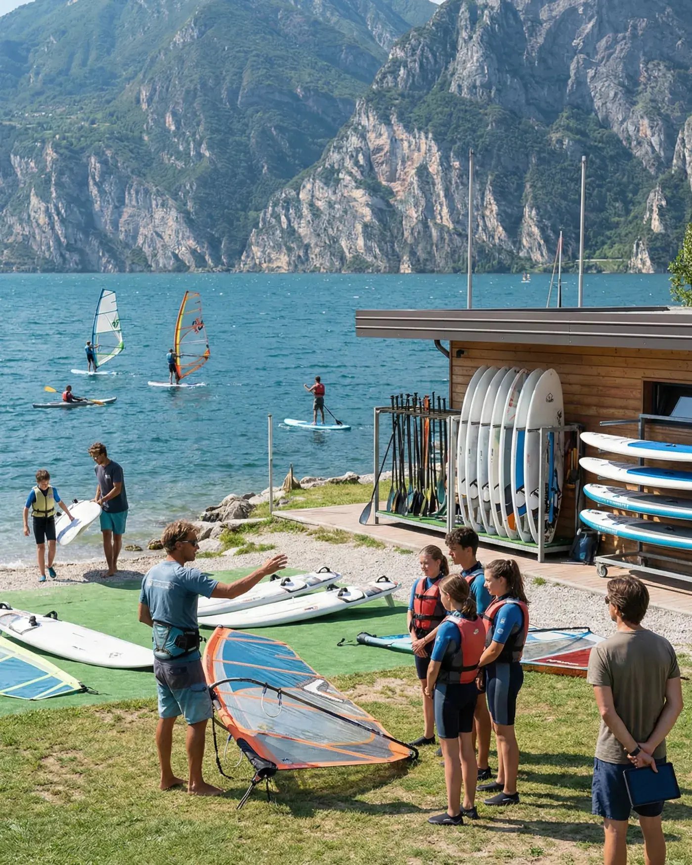 Bloowatch helping a windsurf and watersports center manage bookings, rentals, and daily beach operations from one platform.