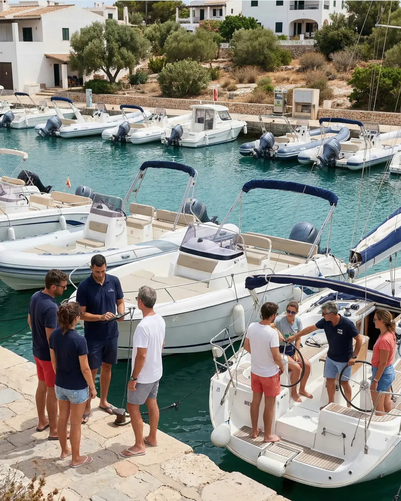 Bloowatch helping a boat rental and certification center manage bookings, dock operations, and departures from one platform.