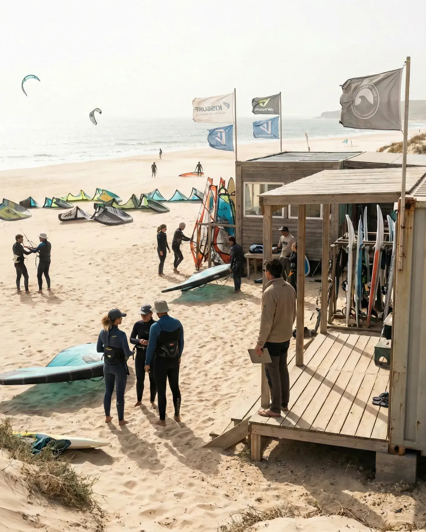 Bloowatch helping a kite and wing school manage beach operations, bookings, and sessions from one platform.